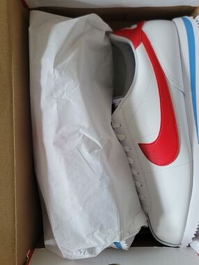 Nike Cortez, Size 13, White w/Red Swoosh